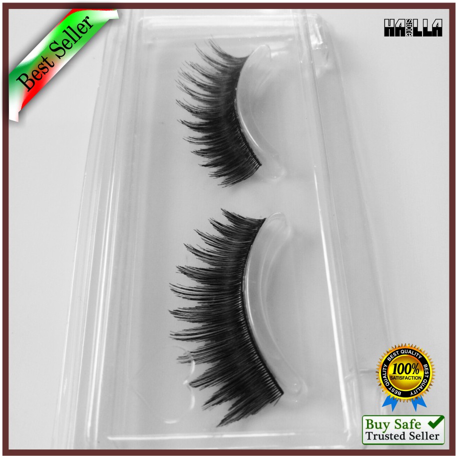 Bulu mata Palsu 062 Fake Eyelash Natural Lembut Premium Bagus Murah Kualitas Export