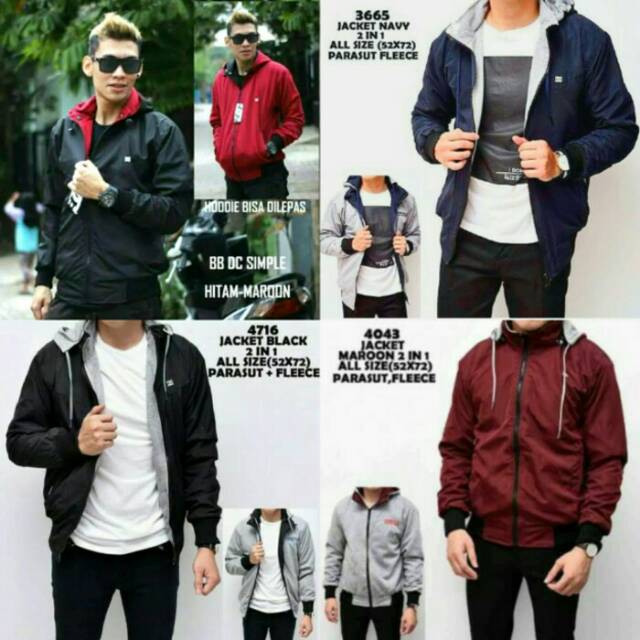 DISKON JAKET PARKA PRIA ORIGINAL BOMBER KANVAS PREMIUM DISTRO MURAH