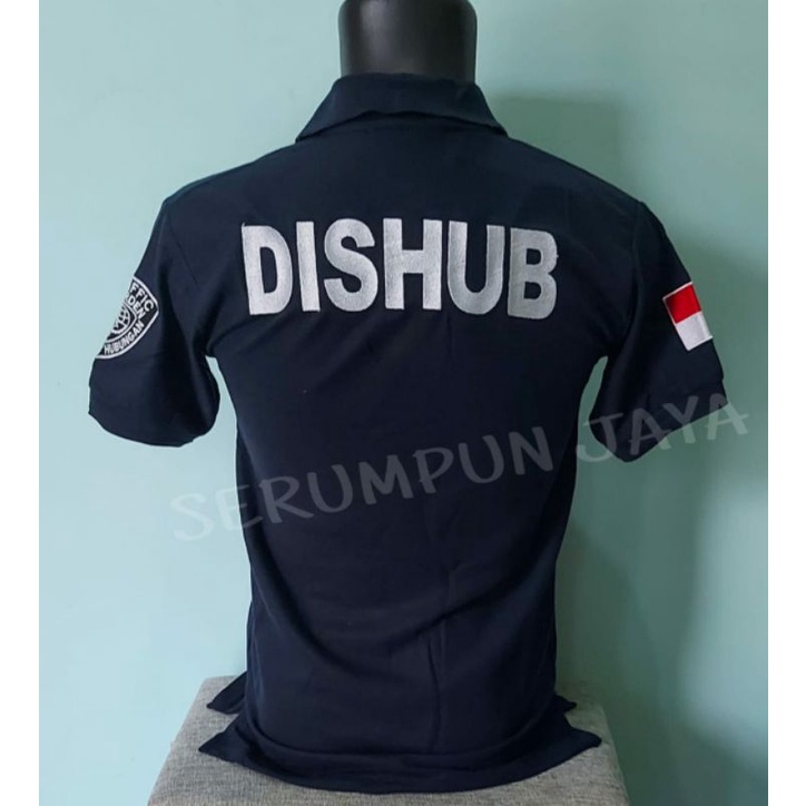 KAOS KERAH POLO DISHUB - KAOS DISHUB FULL BORDIR