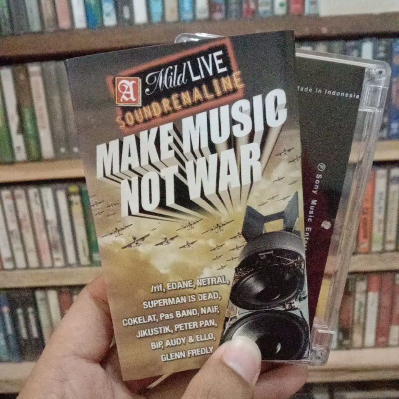 Kaset Pita Mild Live Soundrenaline (cokelat, peterpan, /rif , pas band, naif, bip, edane, netral, su