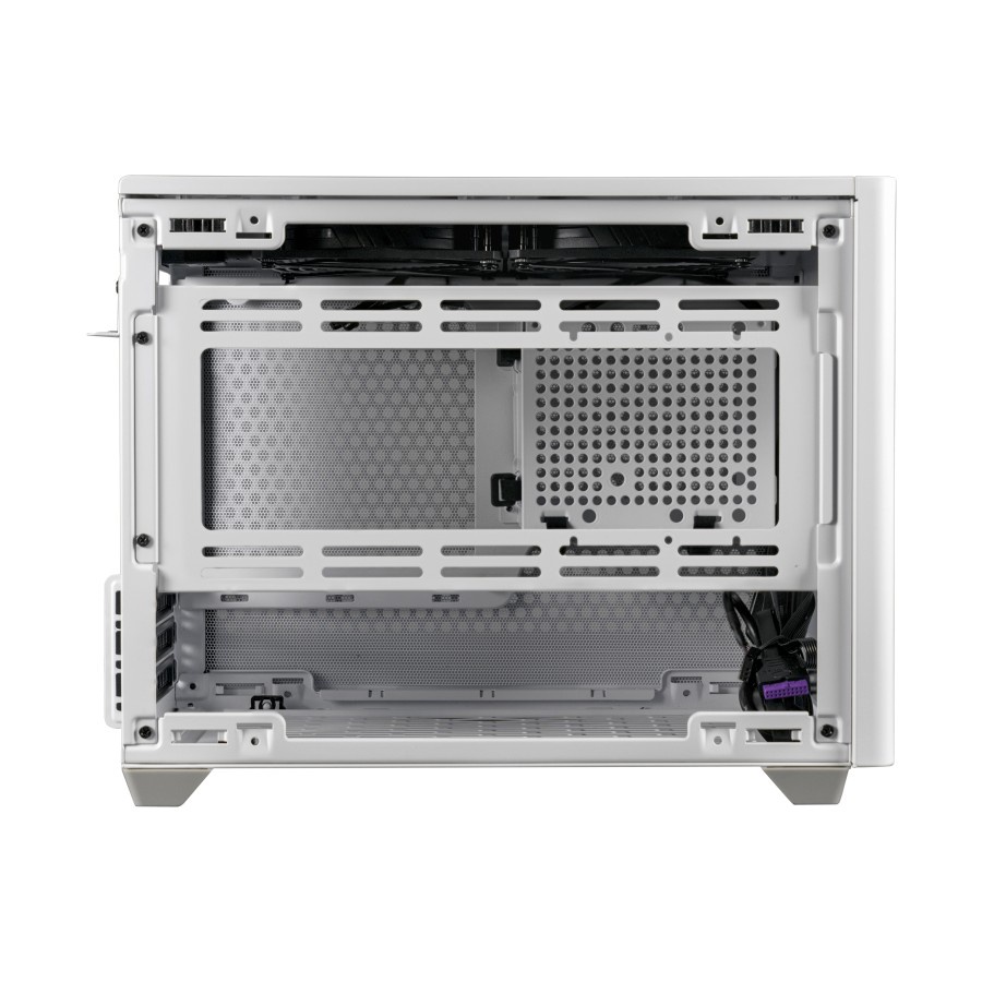 COOLER MASTER MASTERBOX NR200P WHITE | Mini-ITX TEMPERED GLASS CASE