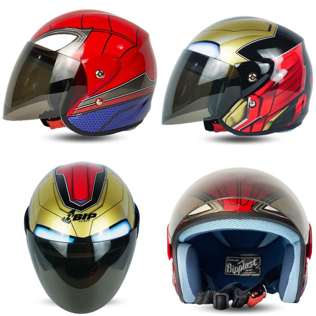 Helm Anak Bagus Karakter Kartun Motif Transformer Kop Lucu SNI Terbaru