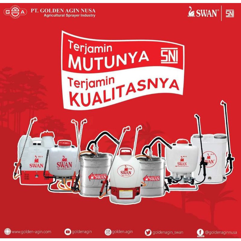 SPRAYER ELEKTRIK SWAN / TANGKI SWAN ELEKTRIK / SEMPROTAN SWAN OTOMATIS / TANGKI SWAN 2IN1 / TANGKI C