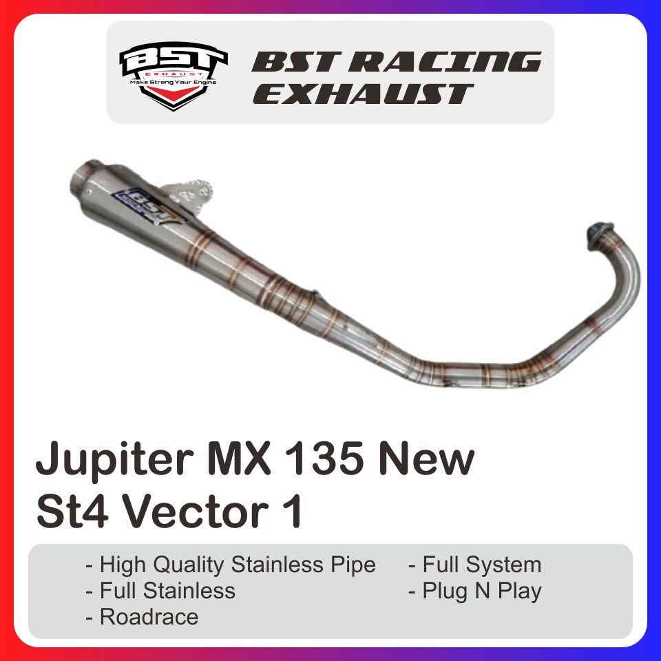 Knalpot BST Racing Yamaha Jupiter MX 135
