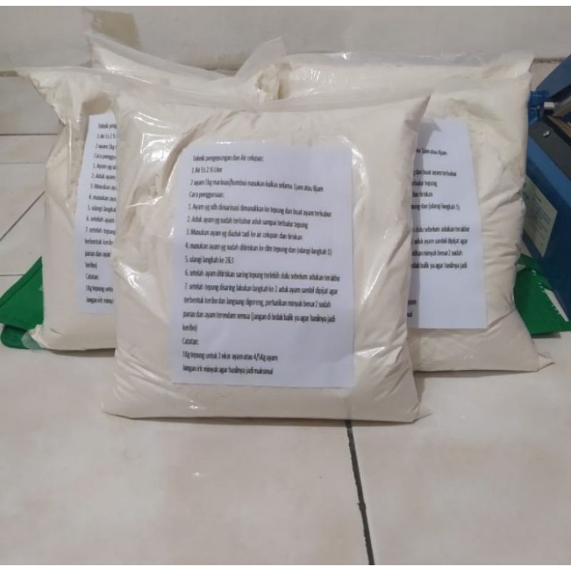 

Tepung KFC // Tepung Ayam Crispy Serba Guna (Original/Pedas)