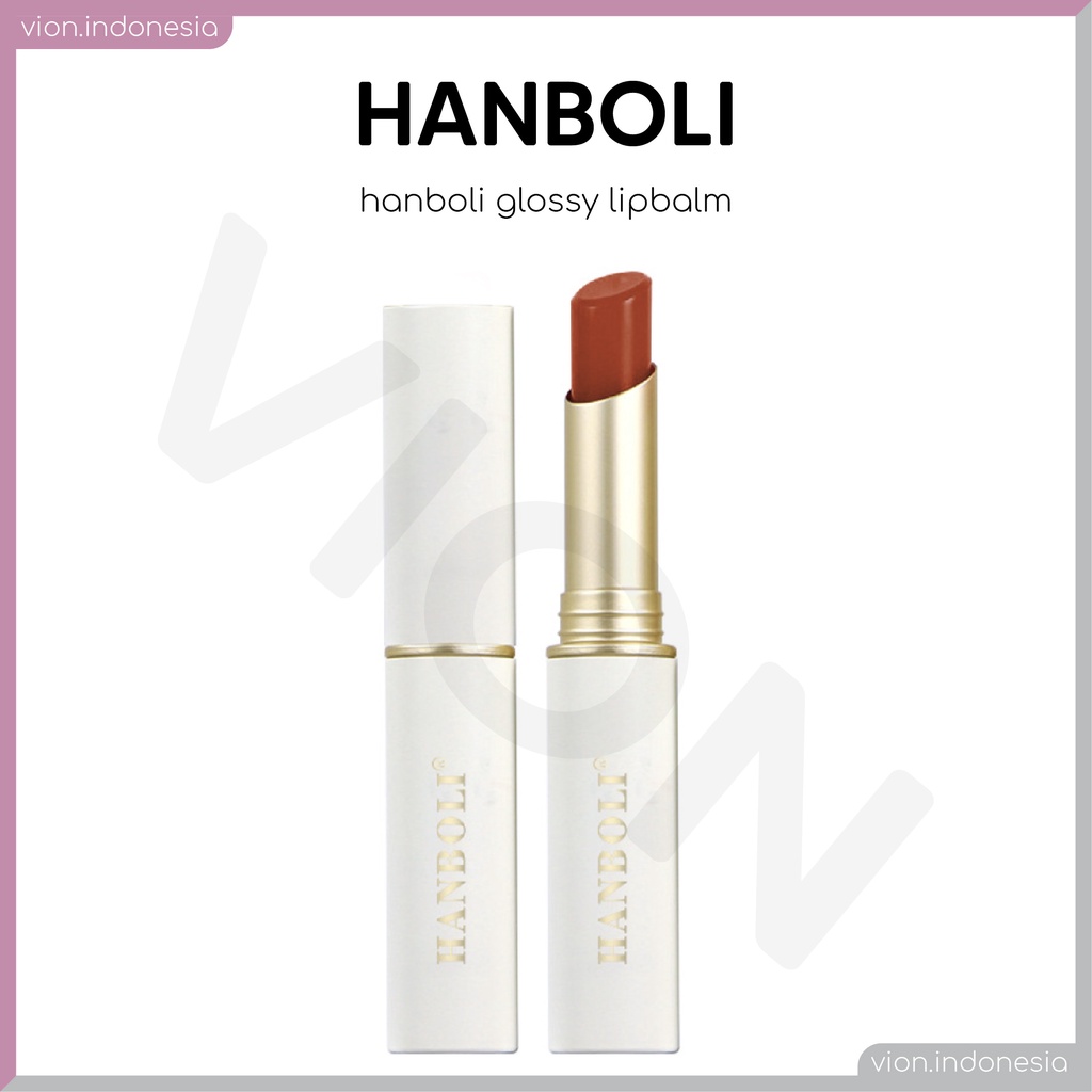 HANBOLI Glitter Lip Balm Galaxy 24K Gold White Pelembab Bibir Original XX023