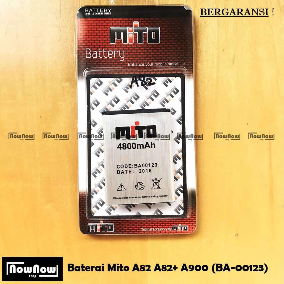 Baterai Mito A82 Plus A900 Fantasy BA-00123 Original Double Power Batre Batrai HP BA000123