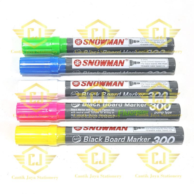 Spidol SNOWMAN BlackBoard Marker BB-300T per PCS