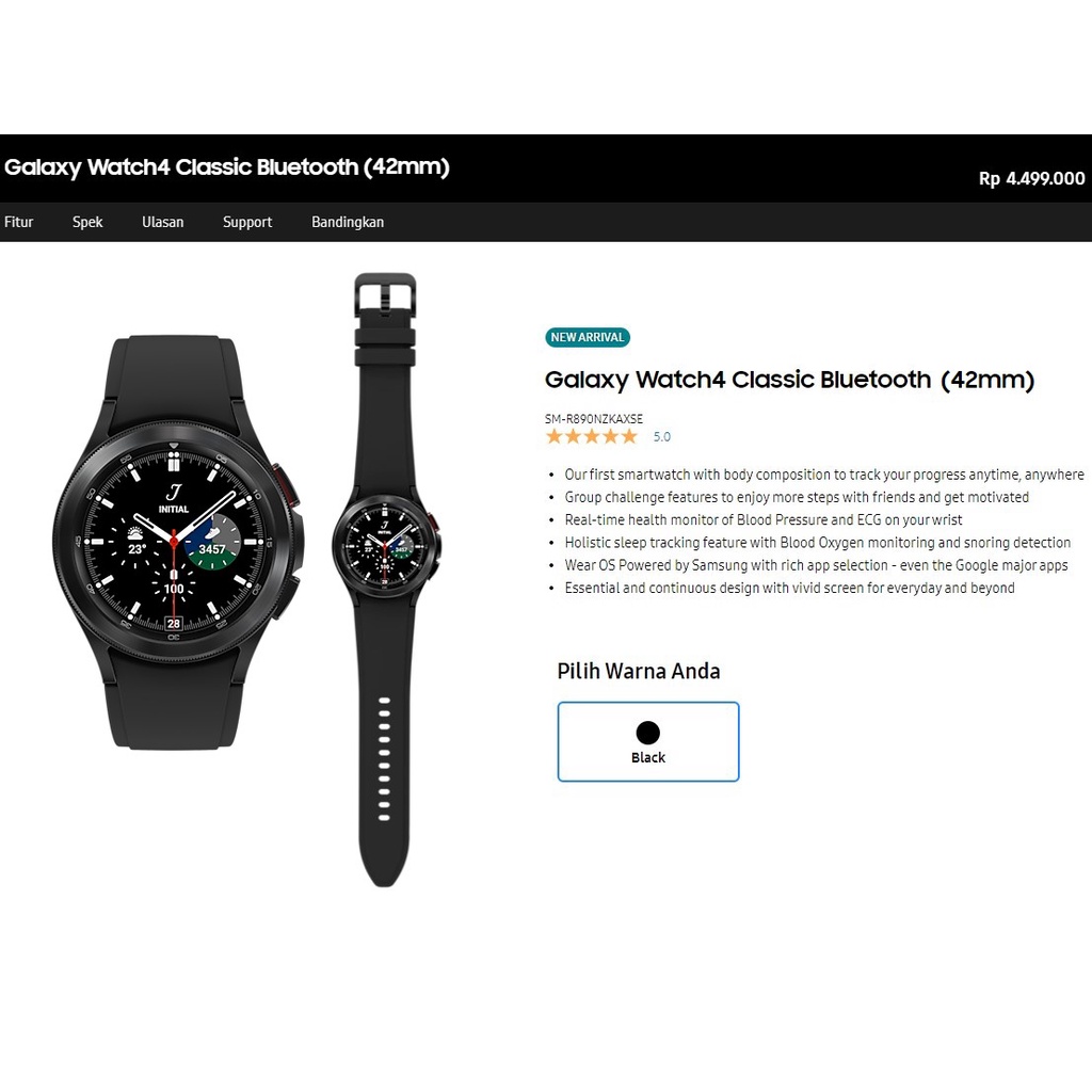 SAMSUNG GALAXY WATCH 4 CLASSIC 42mm - 46mm LTE RESMI SAMSUNG SEIN