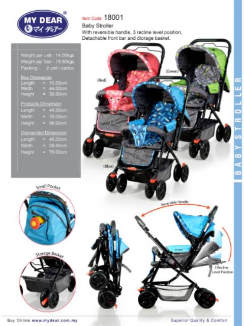 harga stroller my dear