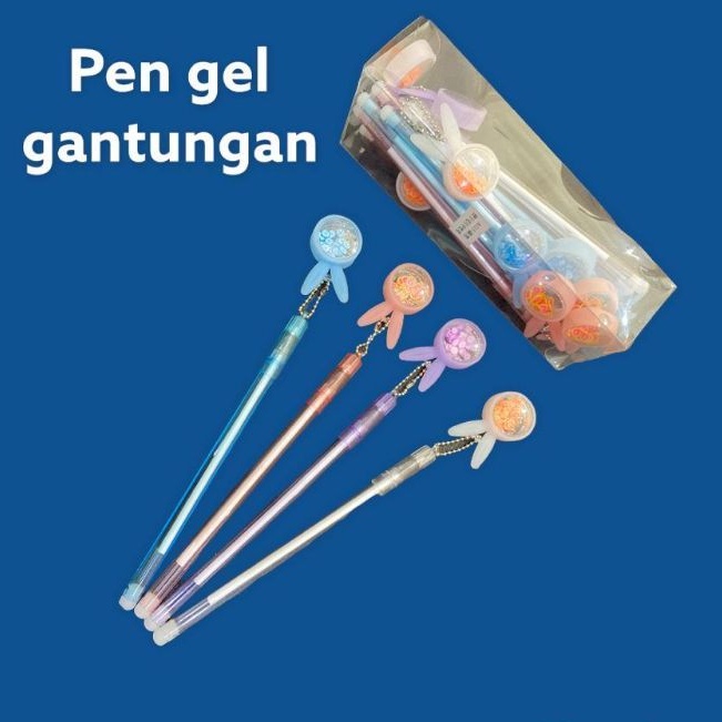 

Bolpoin Golpoin Gantung Warna Warni Motif Lucu / Pen Gel / Pulpen / Pena Gantung Tinta Hitam (1 PCS)