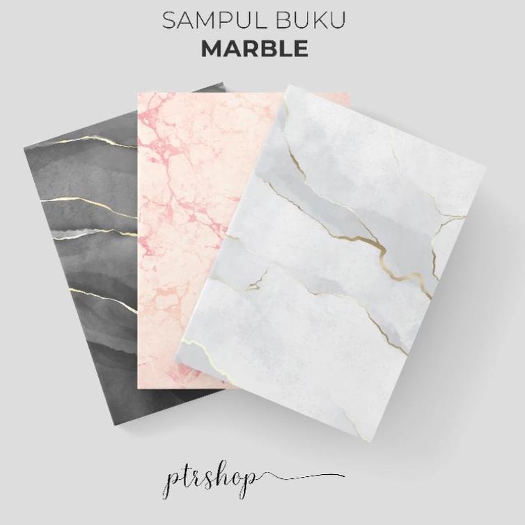

NEW PRODUCT PROMO SAMPUL BUKU BOOK COVER A5/B5 MARBLE EDITION $ 858