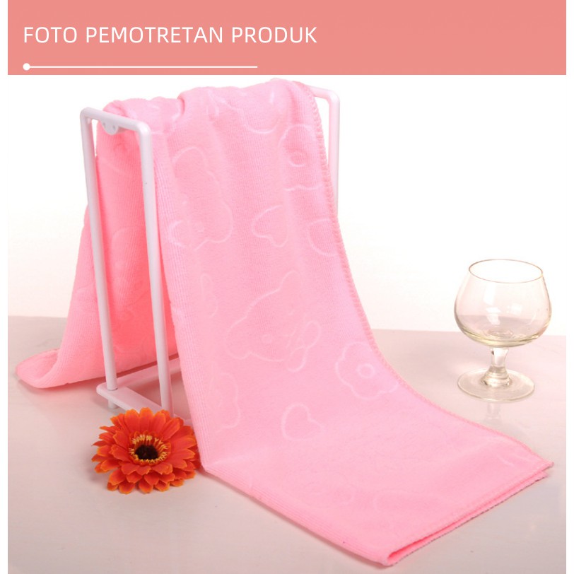 Handuk Besar microfiber Polos UKURAN BESAR 70 x 140 / Handuk Mandi Lembut / Handuk mandi dewasa