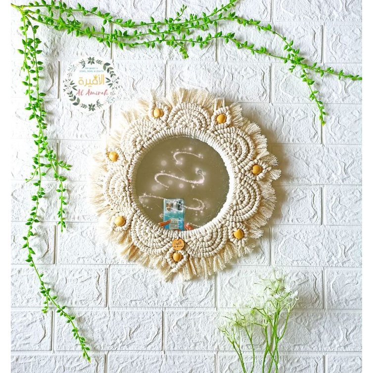 Cermin Macrame || Macrame Mirror