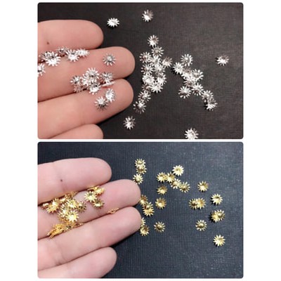 Sprinkle hiasan craft bentuk matahari pernak pernik nail art scrapbook