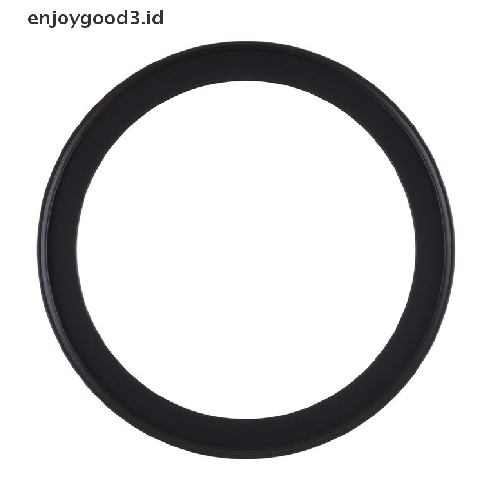 (Id) Ring Filter Lensa Step Up Bahan Metal Ukuran 67-77mm Warna Hitam