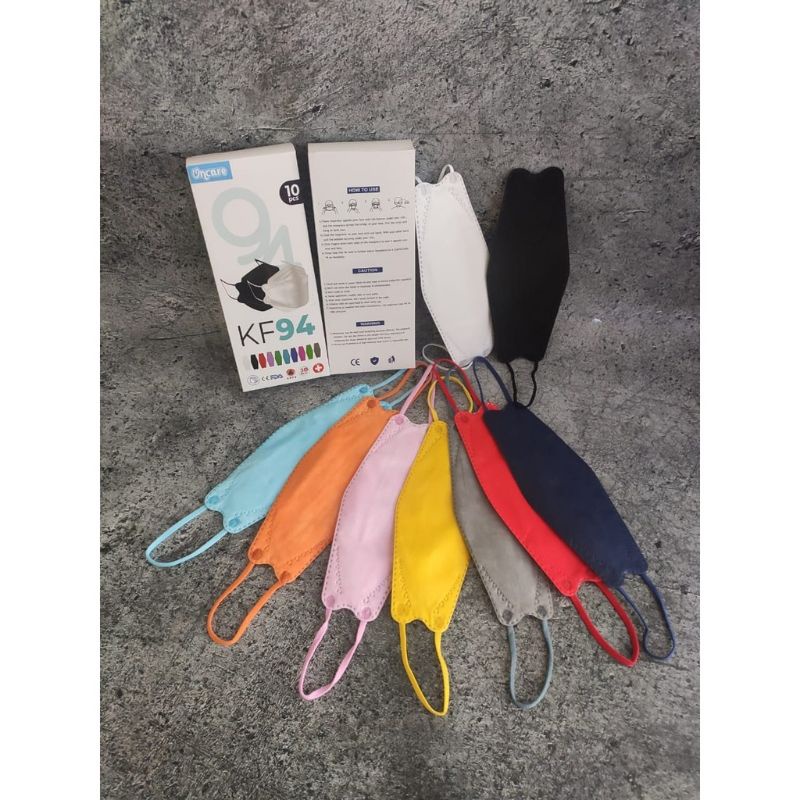 Jual ONCARE KF94 MASKER KF94 4PLY WARNA & MIX ONCARE MEDICAL GRADE
