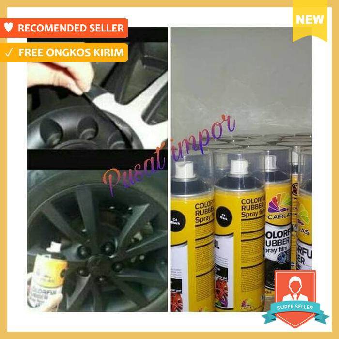 Carlas Rubber Paint Black C4 Limited Edition / Black Mate