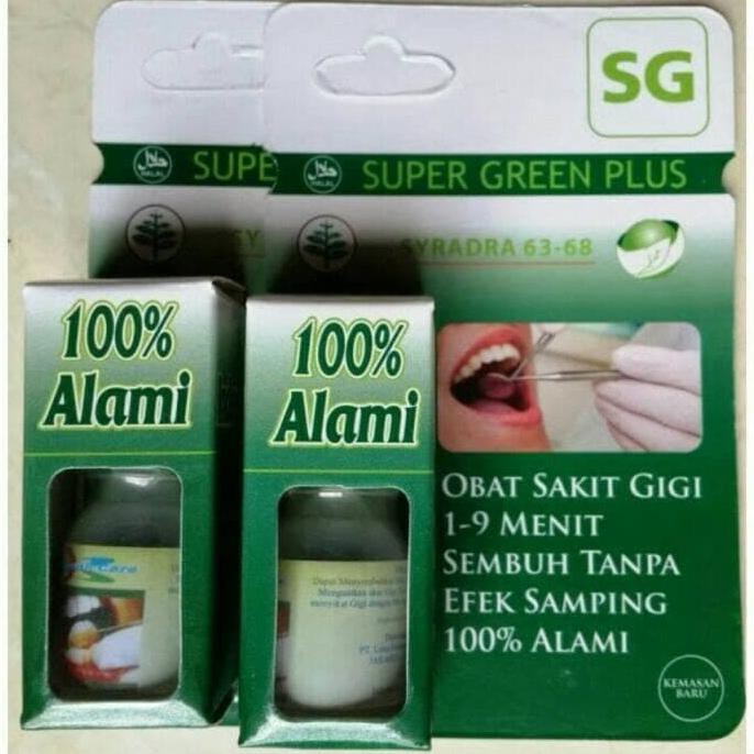 Joss Super Green Plus Sg Original Sgp Sg Obat Sakit Gigi Ampuh