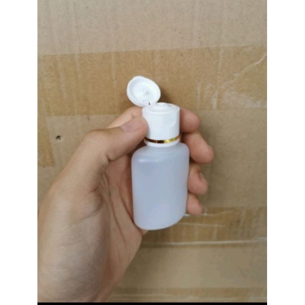 Botol DKS 30ml 30 ml. HDPE. Fliptop Flip top Putih White Toner Murah 30 60