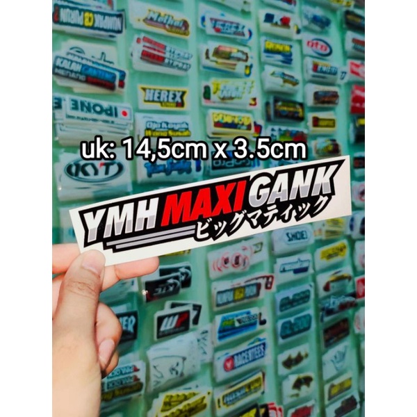 sticker printing YAMAHA MAXI GANK