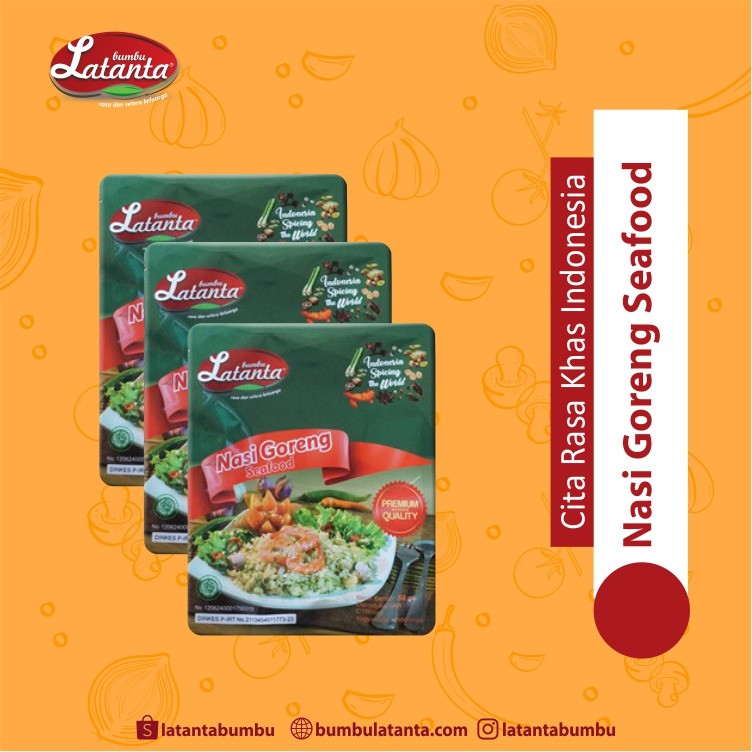

Bumbu Nasi Goreng Seafood 3 pack @90 gram