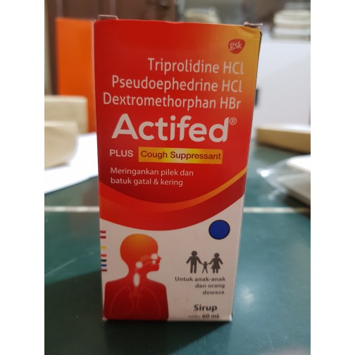 Actifed Plus Merah 60 ml