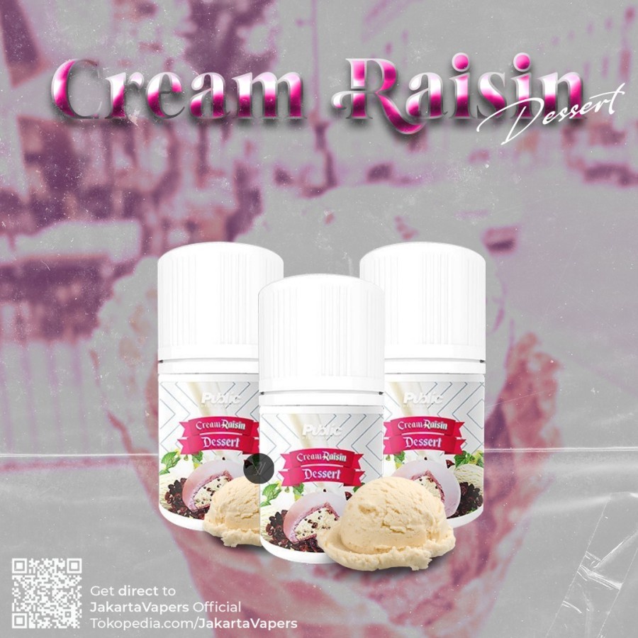 CREAM RAISIN V2 CREAM RAISIN DESSERT 60ML AUTHENTIC by PUBLIC DISTRIBUTION