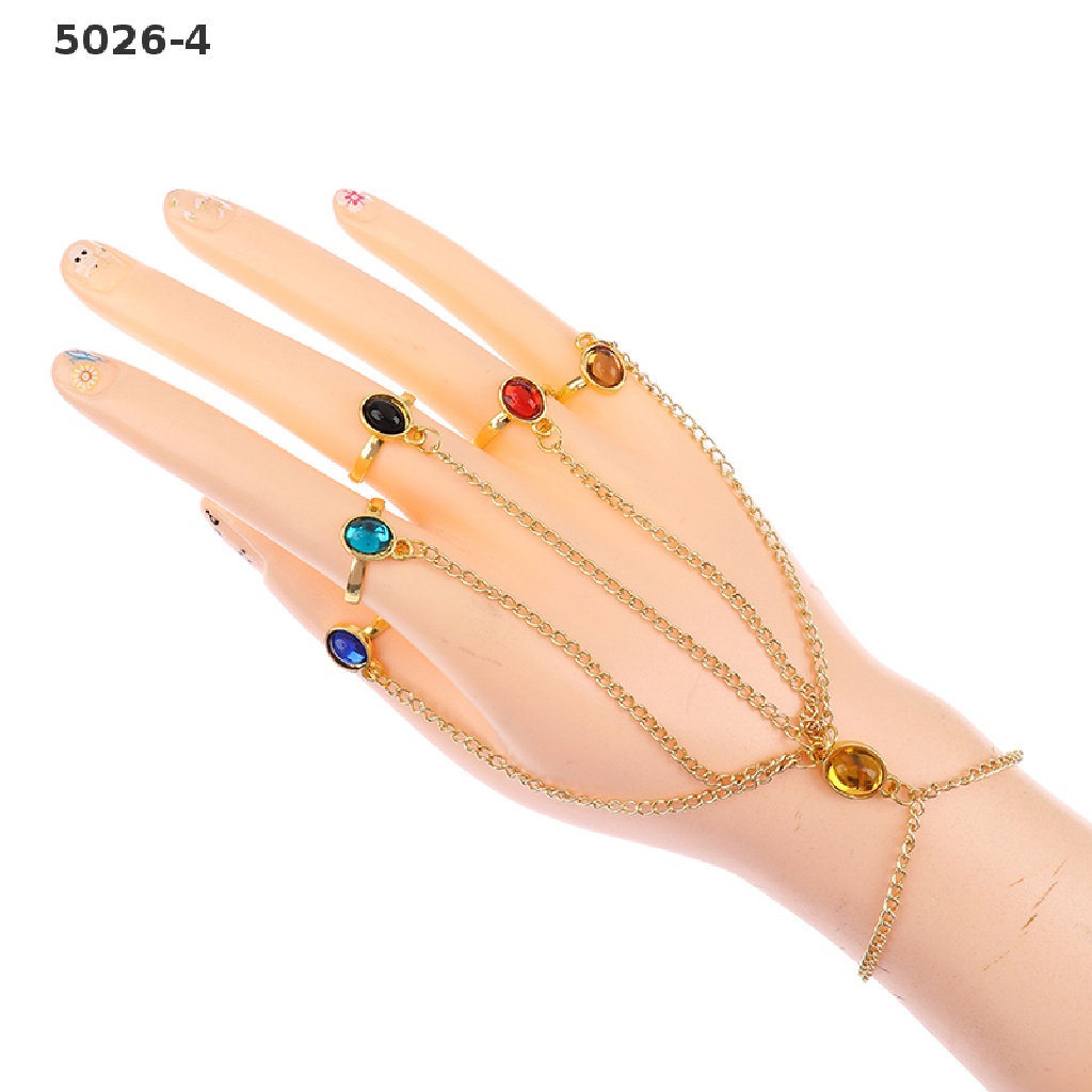 5026-4 Infinite Power Gauntlet Bracelets Bangles Gemstone For Women Girls Jewelry Gift 5026-4