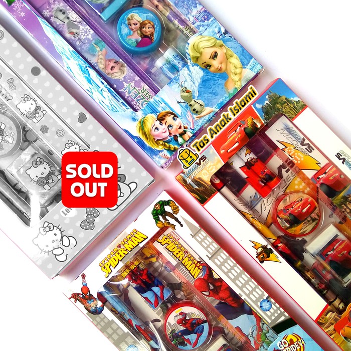 

Paket alat tulis anak - Souvenir ulang tahun - Fancy Study Set