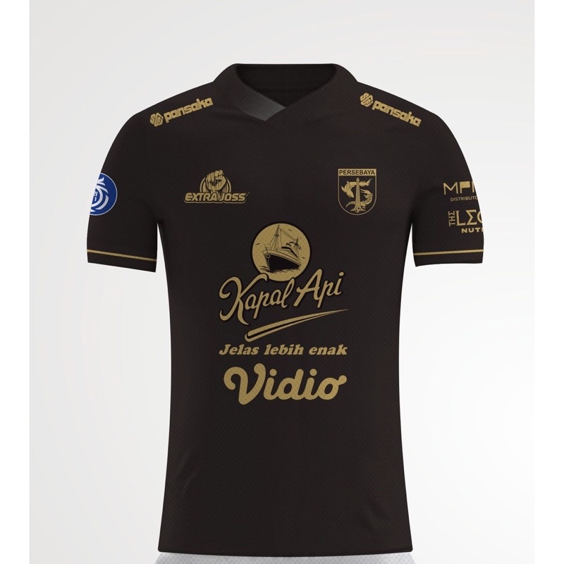 (COD) Jersey Persebaya Alternate home away training gk hitam terbaru