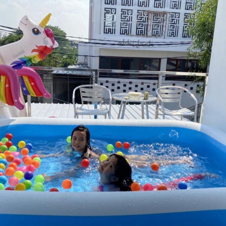 Paling Disukai.. KOLAM RENANG ANAK JUMBO BESTWAY 54006 262CM / KOLAM RENANG ANAK BESAR