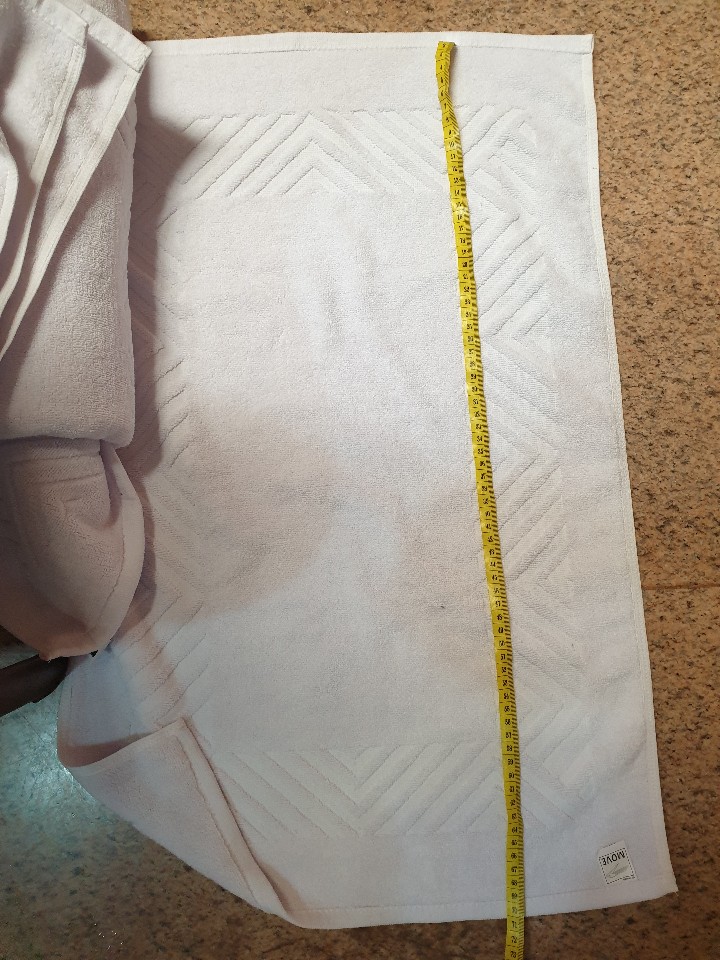 Keset Kaki Handuk Hotel Putih 45x70 Tebal & Serap