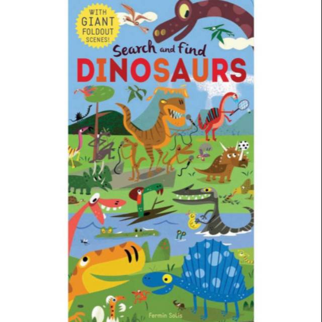 Search and Find Dinosaurs Activity Book