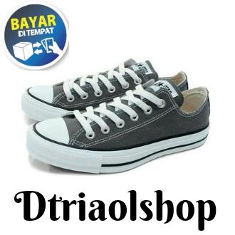 Sepatu Sneakers Casual All Star Converse219 Premium Pria/Wanita + Dus Warna Abu FREE BOX - DTRIAOLSHOP