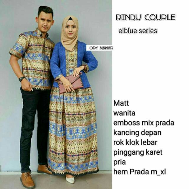 Baju Batik Rindu Couple
