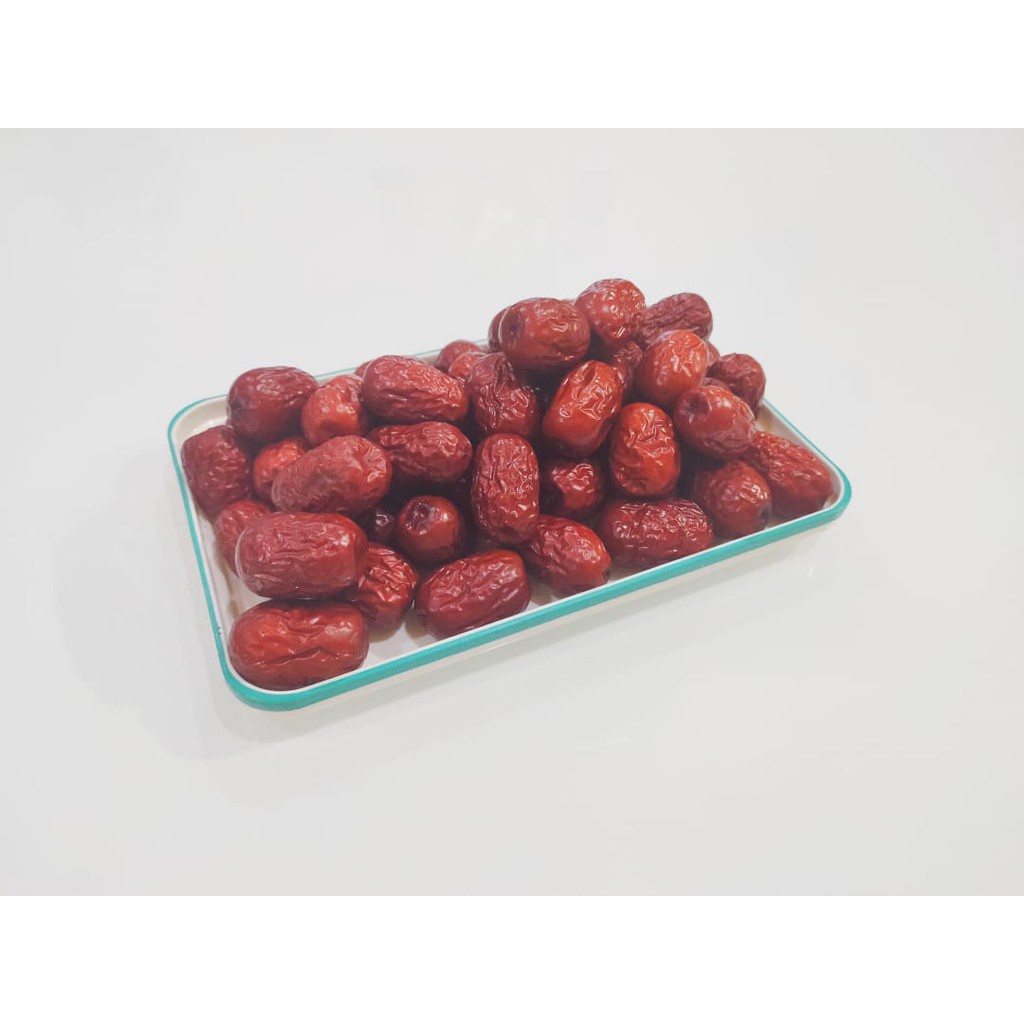 

Angco 250gr Hongzhao Kurma merah Cina Grade Super kualitas bagus 250 gr Red Dates Ang Co AAA premium