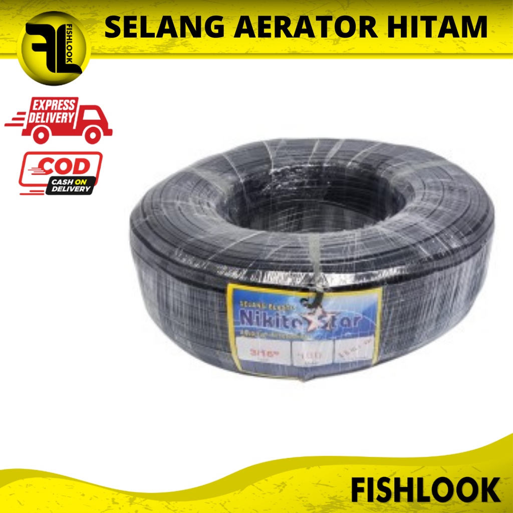 SELANG HITAM NIKITA STAR aerator airator airpump Aquarium aquascape PERMETER