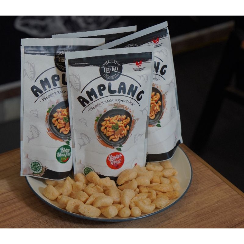 

Amplang Kalimantan Fishday Telor Asin 50gram