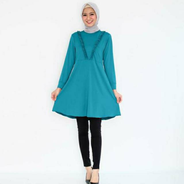 Tunik jersey/tunik/tunik terbaru/model tunik terbaru/tunik polos/baju tunik/baju tunik terbaru