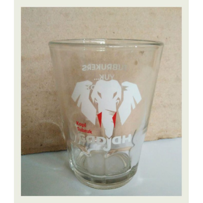 Gelas gimmik by kopi Tubruk Gadjah