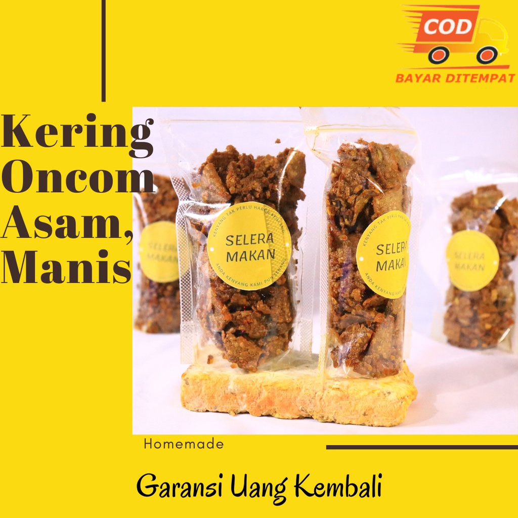 

Oncom Kering kekinian Makanan Ringan