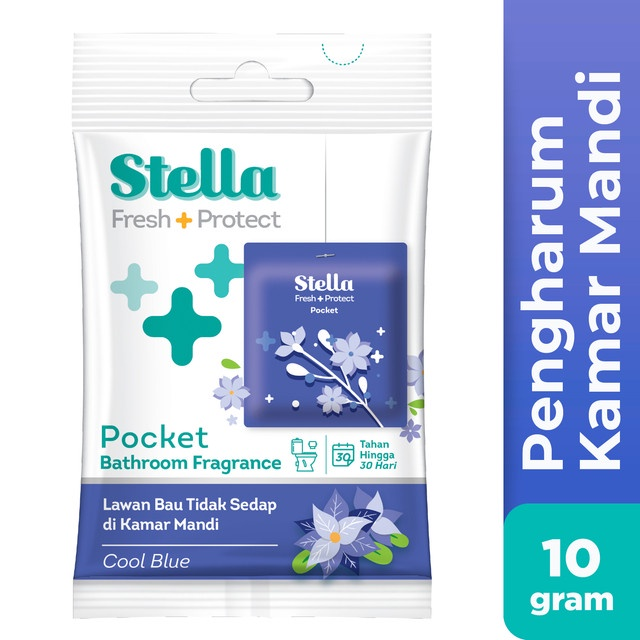 [GIFT] Stella Pocket Bathroom Cool Blue 10 gr - Pengharum Pewangi Kamar Mandi