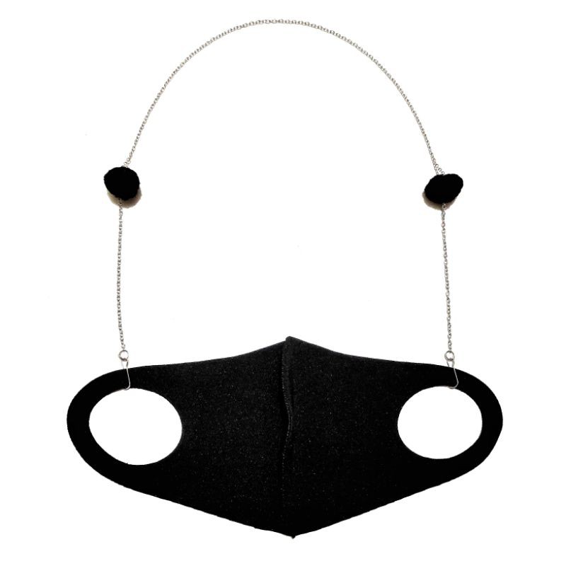 Kalung Masker Strap Mask Pompom Series