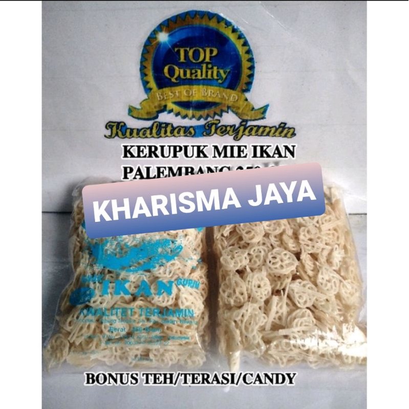 

KERUPUK MIE IKAN PALEMBANG 250 GR BONUS TEH/TERASI/CANDY