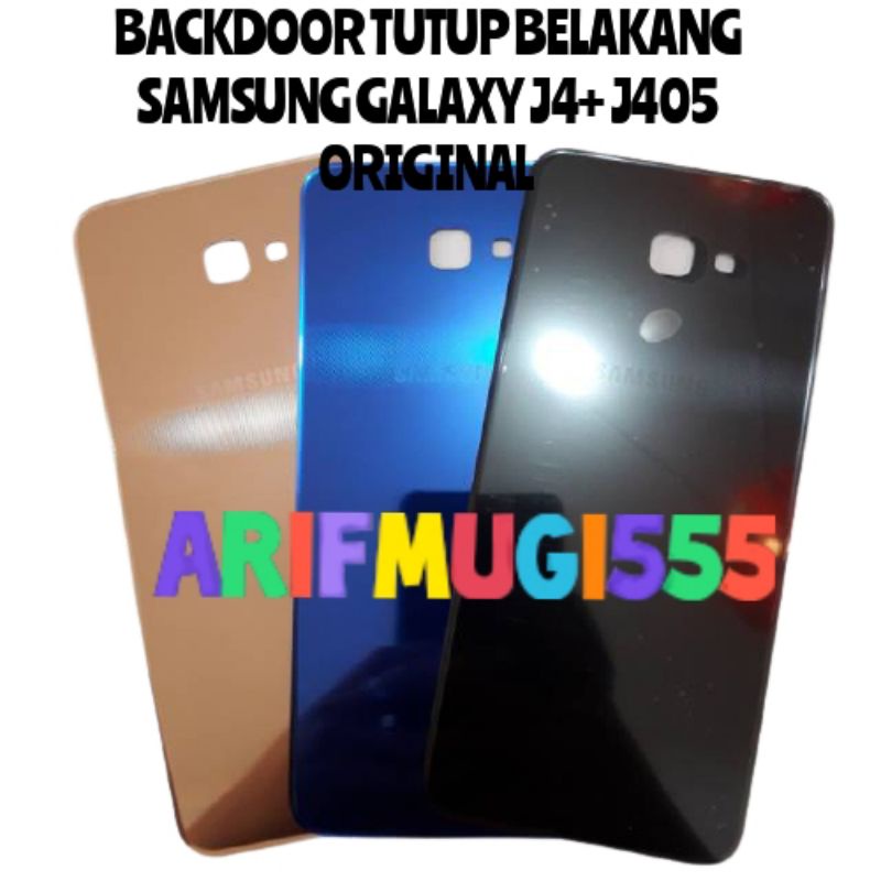 Backdoor Backcover back casing tutup belakang Samsung Galaxy J4+ Plus J405 Original