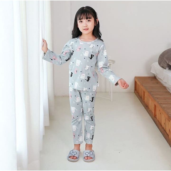 Pajamas Sunday uk 8-10 Tahun / Setelan Anak Perempuan Branded Karakter Piyama IMPORT Baju Tidur