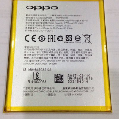 Battery Baterai Batere OPPO F1 Plus BLP609  Original