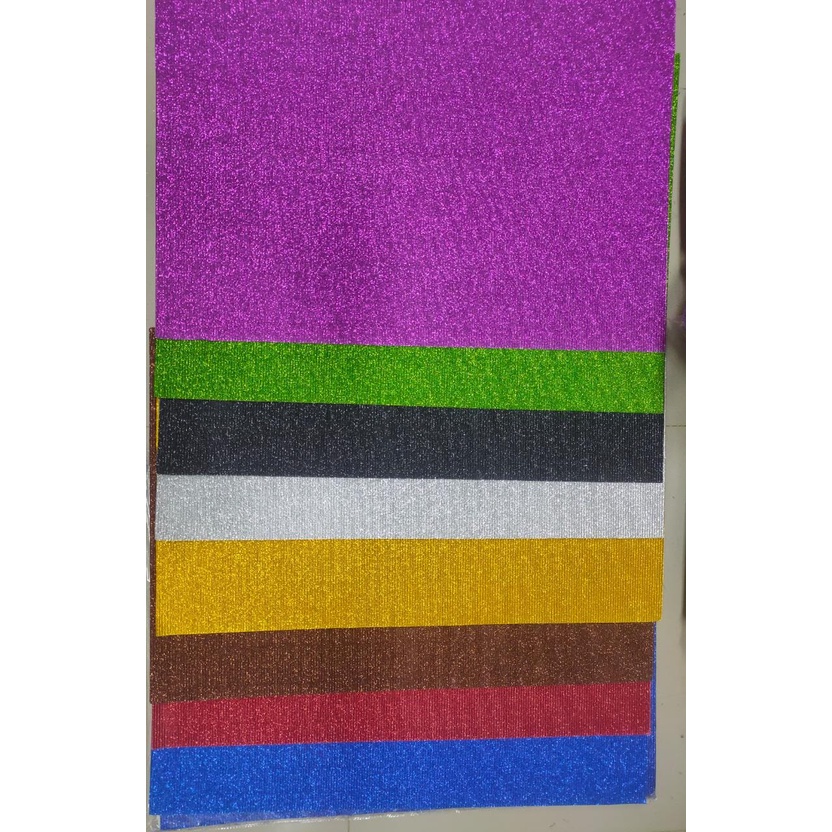 

kertas kokoru glitter kasar ukuran 50x70 cm lembaran