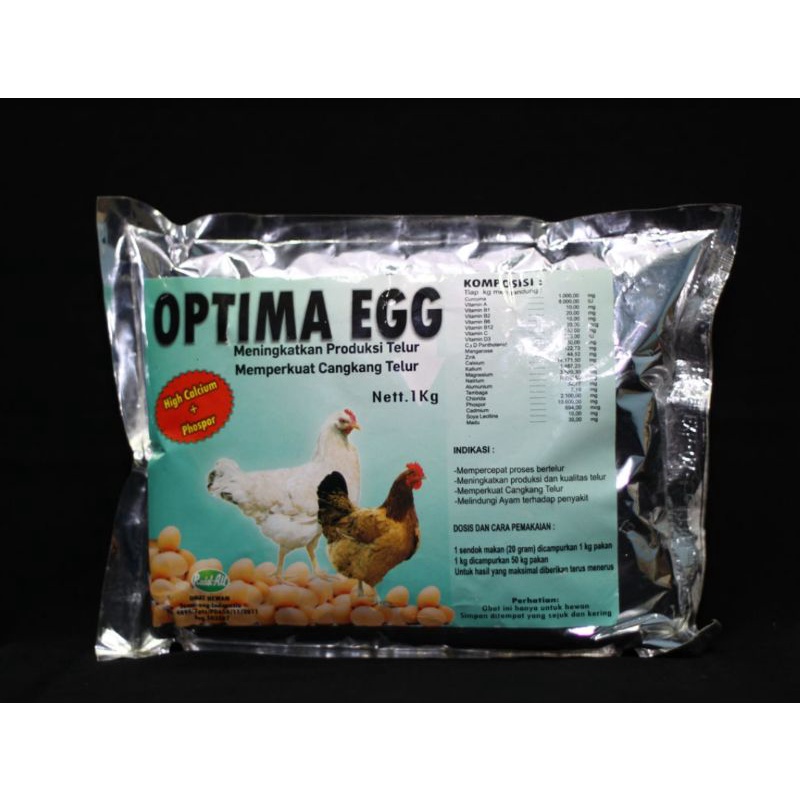 optima egg 1000 gram 1 kg-raid all meningkatkan produksi telur ayam